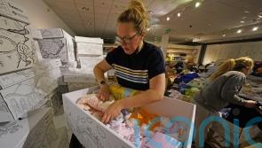 Thousands of baby boxes filled in Scotland for babies in Ukraine