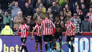 Ivan Toney hits late double to ease Brentford fears and deepen Burnley’s