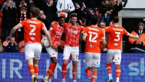 Early Gary Madine header earns Blackpool victory over Swansea