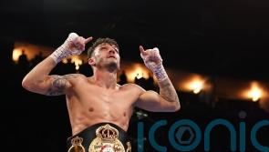 Michael Conlan ‘all good’ after falling out of ring in loss to Leigh Wood