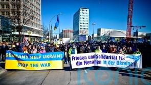 Anti-war protests held across Europe