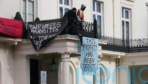 Four arrested for trying to breach cordon around squat at oligarch’s mansion