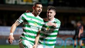 Giorgos Giakoumakis at the double as Celtic seal Scottish Cup semi-final spot