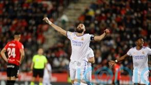 Karim Benzema at the double as Real Madrid beat Mallorca to go 10 points clear