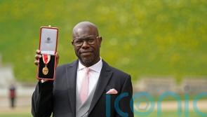 Sir Steve McQueen discusses new Blitz film at Windsor investiture ceremony