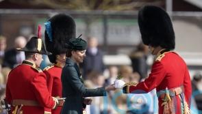 Kate wears emerald green outfit to celebrate St Patrick’s Day with Irish Guards