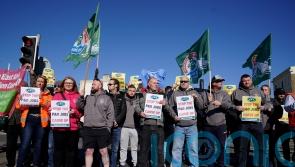 P&O workers block road to Port of Dover in jobs protest