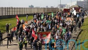 Protesters demand P&O reverses ‘appalling’ decision to sack 800 workers