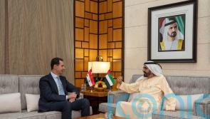 Syria’s president Bashar Assad visits United Arab Emirates