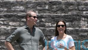 William and Kate marvel at ancient Maya complex in Belize