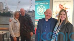 Construction worker cannot wait to hear his fiancée’s wedding vows as she finally agrees to marry him after he has hearing aids fitted