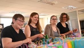 Lottery-winning mums help out at crisis charity