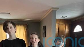 Ex-high school beauty queen’s life with her husband and children is beyond her wildest dreams despite being born blind and with “half a face”