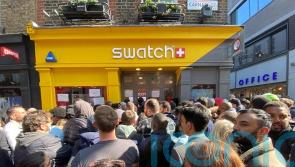 Crowd chaos forces closure of store amid launch of MoonSwatch collection