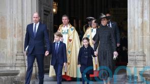 Prince George and Princess Charlotte join service for great-grandfather Philip