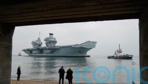 Aircraft carrier returns to Portsmouth after visits to Liverpool and Scotland