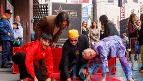 Red Hot Chili Peppers pay tribute to LA hometown at Walk Of Fame star ceremony