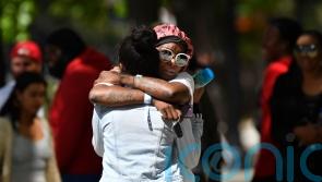 California police search for gunmen after mass shooting