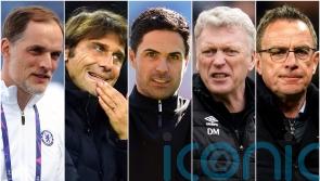 Six clubs battling for final two top-four spots in Premier League run-in