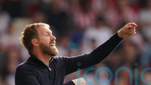 Graham Potter wants his Brighton players to look up, not down