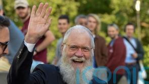 David Letterman thanks hospital following treatment for fall