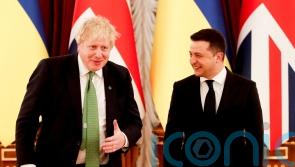 Boris Johnson meets President Zelensky in Kyiv