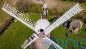 In Pictures: Volunteers give windmill a spring clean