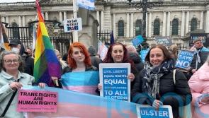 Belfast protest calls for ban on conversion therapy for transgender people