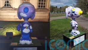 Snoopy charity sculptures vandalised  after two days