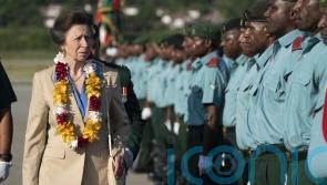 Anne arrives in Papua New Guinea as part of Queen’s jubilee programme