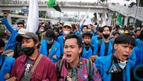 Indonesian students protest rumoured delay of 2024 election