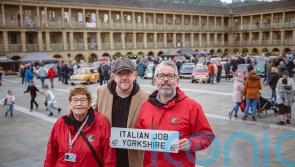 “Female Captain Tom” aged 87 raises nearly £3m for charity with annual Italy to UK Mini race called the Italian Job after the Michael Caine film