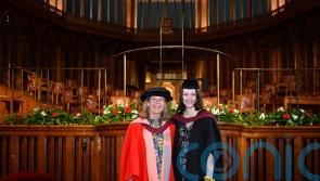 Afghan charity founder receives honorary degree at daughter’s graduation