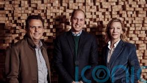 William tells Cate Blanchett he is hopeful environmental crisis can be overcome