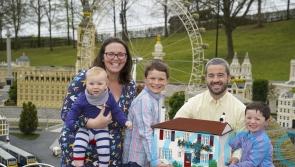 Family ‘thrilled’ to see replica of home crafted from 13,623 Lego bricks