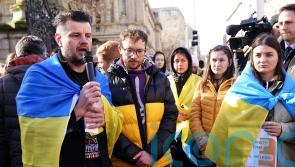 Protest urges Irish Government to ban Russian ‘hate symbols’