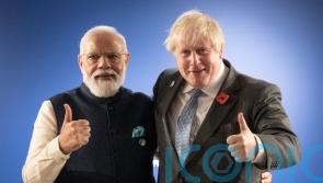 Johnson bids to boost trade and defence partnerships during visit to India