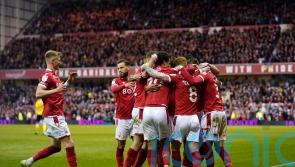 Nottingham Forest return to winning ways with big victory over 10-man West Brom