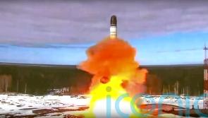 Russia test-fires new intercontinental ballistic missile