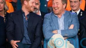 Harry meets king of the Netherlands after enjoy pint with friends in Irish pub