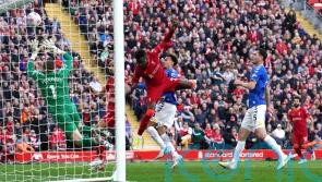Liverpool win derby to keep quadruple bid on track and add to Everton’s woes
