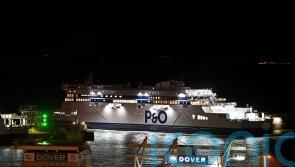 Spirit of Britain departs Port of Dover as P&O restarts freight services
