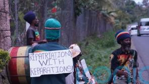 Protesters demand apology from Queen in demo as Wessexes visit Saint Lucia