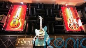 Kurt Cobain’s Smells Like Teen Spirit guitar to go under the hammer