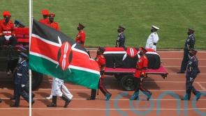 African leaders join mourners at funeral of former Kenyan president