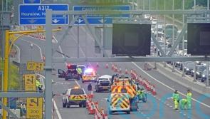 Three people in hospital as motorway crash causes long delays