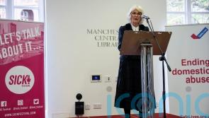 Camilla hears ‘heartbreaking’ stories of domestic abuse at I Am exhibition