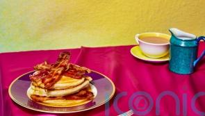 Megan McKenna’s famous pancakes with crispy bacon and maple syrup recipe