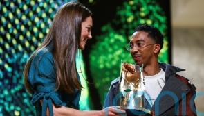 Kate hails Britain’s ‘inspiring’ fashion talent at award ceremony