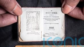 Tiny bible rediscovered during lockdown &lsquo;belongs to everyone&rsquo;